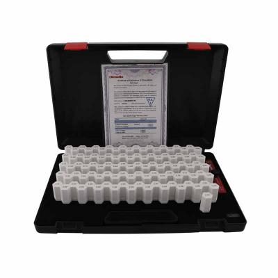 Prøvestiftsæt 7,00-8,00 mm med stigning 0,01 mm toleranceklasse 2 (±0,002 mm)